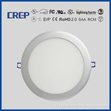 white dimmable smd led round panel light 10inch 24w 1600lm ra80